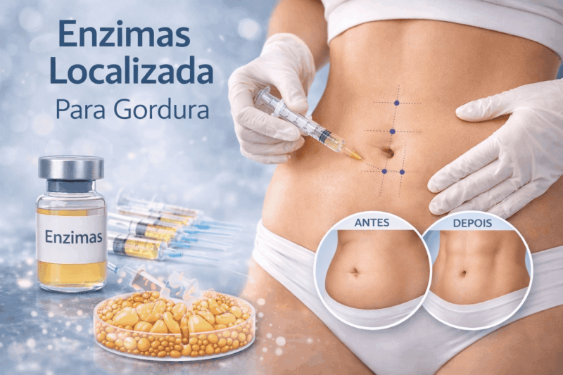 Enzimas Localizada Para Gordura: estratégia não invasiva para reduzir medidas