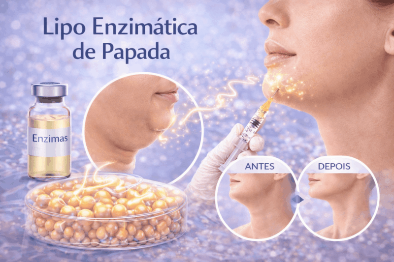 Lipo Enzimática de Papada: a estratégia moderna para redefinir o perfil com naturalidade