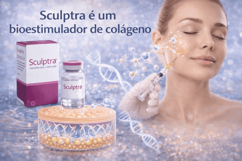 Sculptra é um bioestimulador de colágeno
