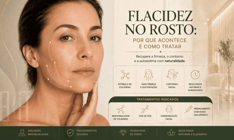 Flacidez no rosto: por que acontece e como tratar