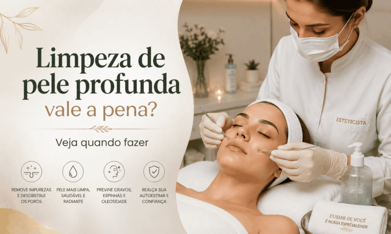 Limpeza de Pele Profunda Vale a Pena? Veja Quando Fazer e Como Escolher o Melhor Protocolo