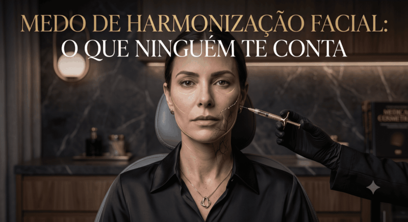 Medo de Harmonização Facial: O Que Ninguém Te Conta