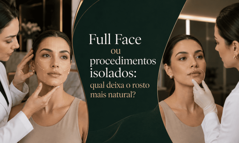 Full Face ou procedimentos isolados: qual deixa o rosto mais natural?